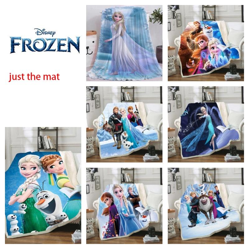 Prinzessin Elsa Flanelldecke Weich und Gemütlich Cartoon-Druckdecke Für Kinder Größe 150*200