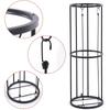 Ball Storage Rack Vertical Ball Organizer for Basketball, Volleyball, Soccer Garage Ball Storage Cage for Home