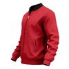 Giacca Bomber Casual da Uomo a Manica Lunga, Colore Unito, Collo Alto, con Zip