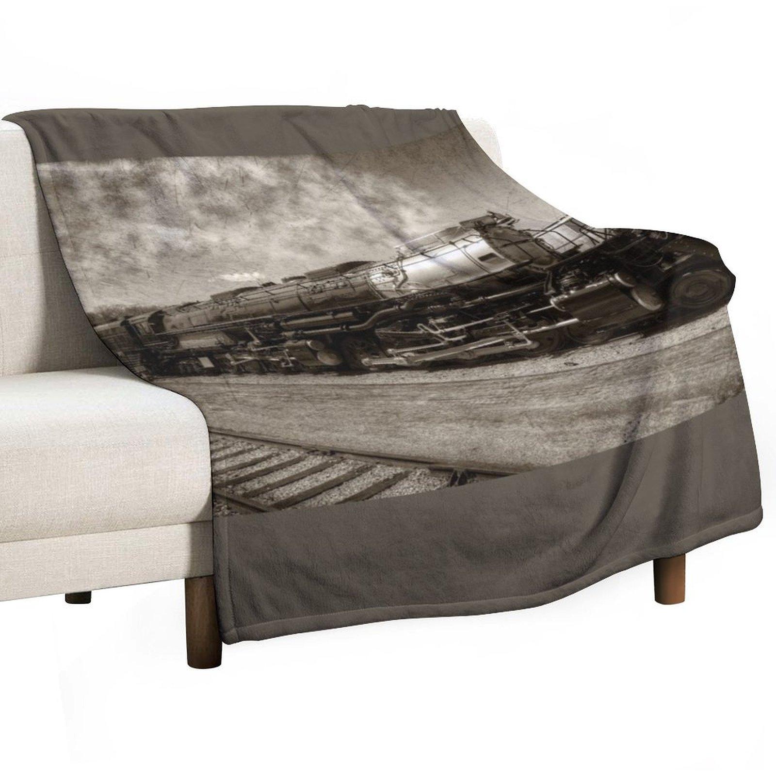 

Big Boy Power Throw Blanket Shaggy Tourist anime for winter Blankets 30x40in