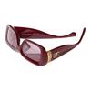 Chanel Logo Design Square Sunglasses Unisex sunglasses Brown Red S1A71662X06081S9211