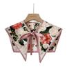 Fashion Detachable Shirt Fake Collar Floral Pattern Half Shirt Shawl Vintage False Collar for Women