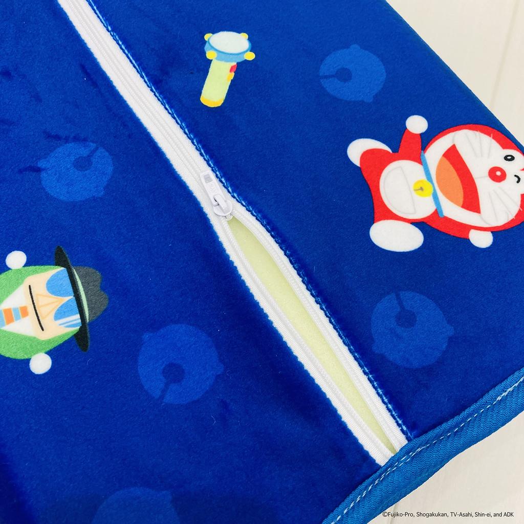 MORIPiLO Morishita Pillow Memory Foam Doraemon 35x25cm Low Washable Cover Included Stuffed Toy Cushion Shogakukan Character Goods Navy 4620860