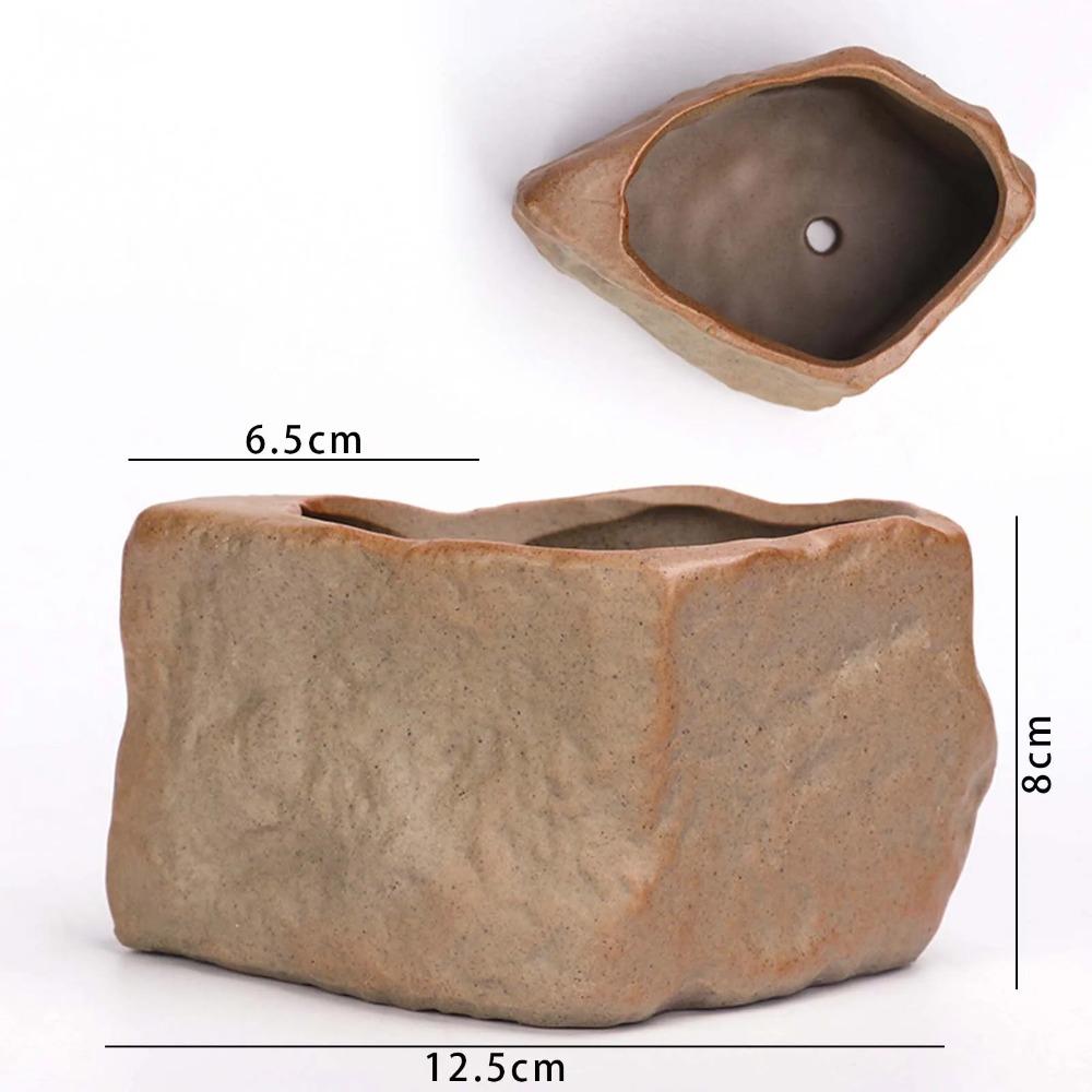 Wear Resistant Succulent Plant Pots Ceramic Plants Growing Container  Home Decoration