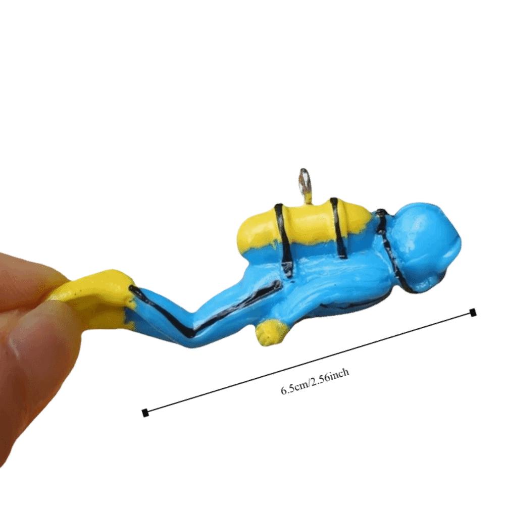 Small Floating Ball Fish Tank Decoration Simulation Diver Underwater Ornament  Underwater World