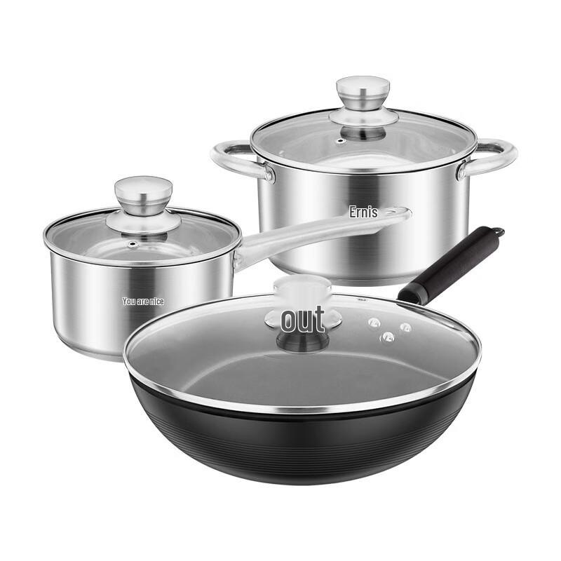 Bernice Nielsen BENS-366 3-teiliges Kochgeschirr-Set