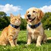 Dog Cat Pet Collar GPS Tracker Apple Find My Certified IP68 Waterproof Anti Lost Reflective Adjustable S M L