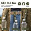 Nylon Webbing Water Bottle Holder Clip Carabiner Hook Backpack Belt Hanger for Camping Hiking Outdoor
