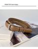 Women's Retro Casual Genuine Leather Belt: Versatile Cowhide Waist Belt