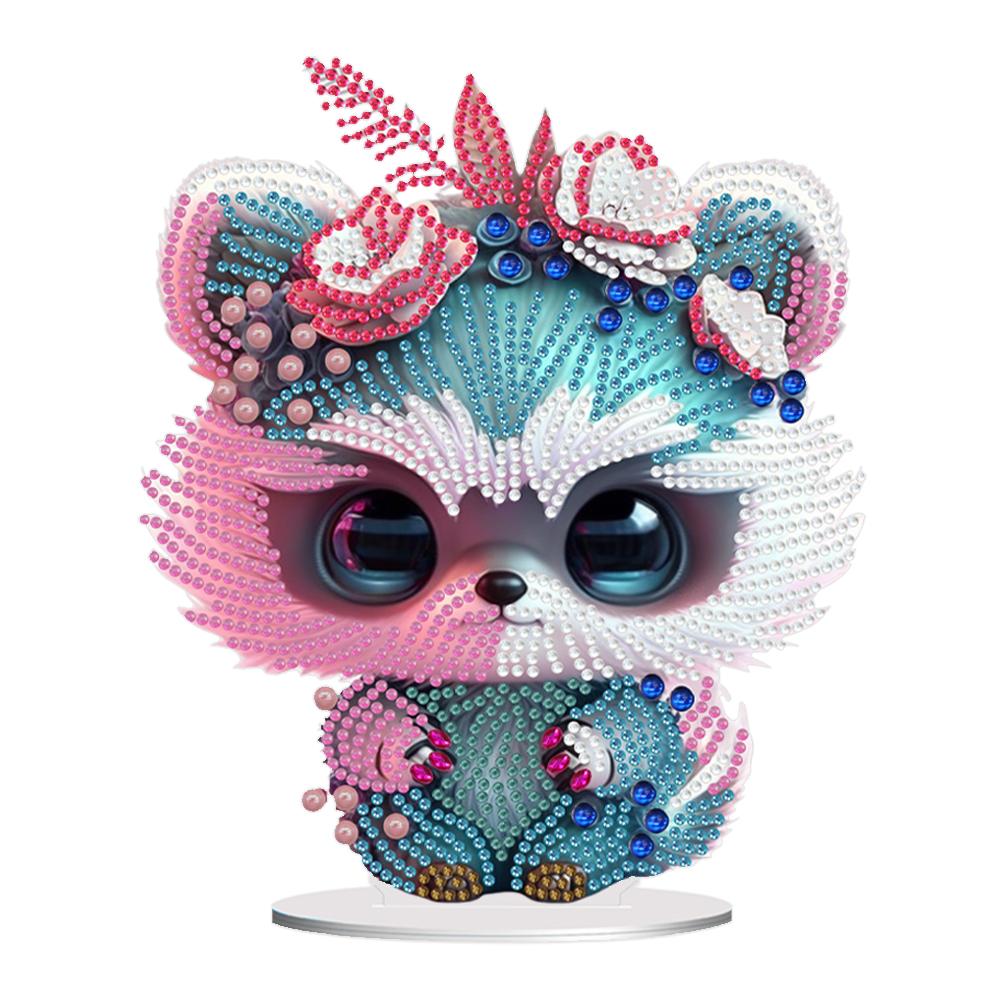 Diamond Painting Tabletop Ornaments Kit Lion Desktop Diamond Art Kits Diamond Painting Desktop Ornaments Kit for Adults Beginner