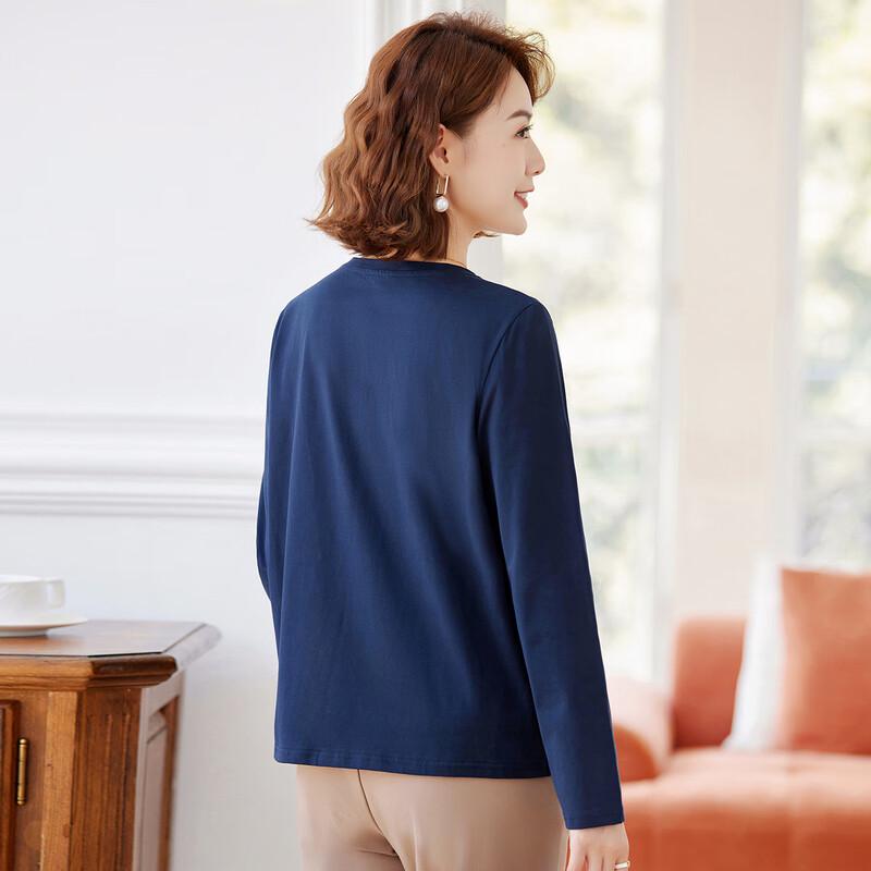 Pastor Women's Long-Sleeve Floral Knit Top