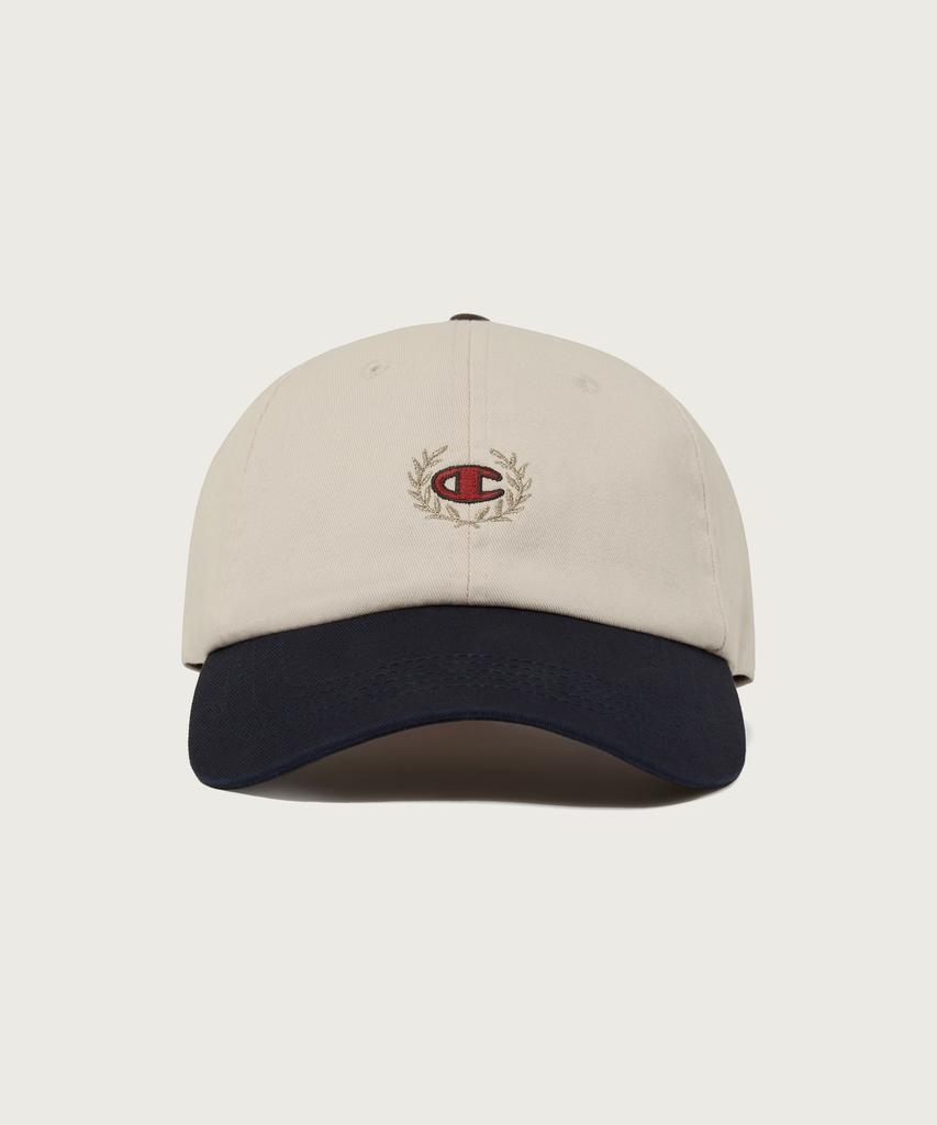 Champion C Logo Colorblock Ball Cap Ecru