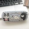 Portable Cartoon Eyeglass Case Hard Shell Protective Eyewear Storage Box Shockproof and Pressure Resistant with Zipper Closure