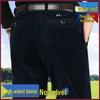 Men's High Waist Corduroy Pants – Autumn/Winter Casual Straight-Leg Trousers for Middle-Aged Men