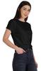 Inkmeso Summer Twist Front Knot Crop Top For Women With Short Sleeves Tee
