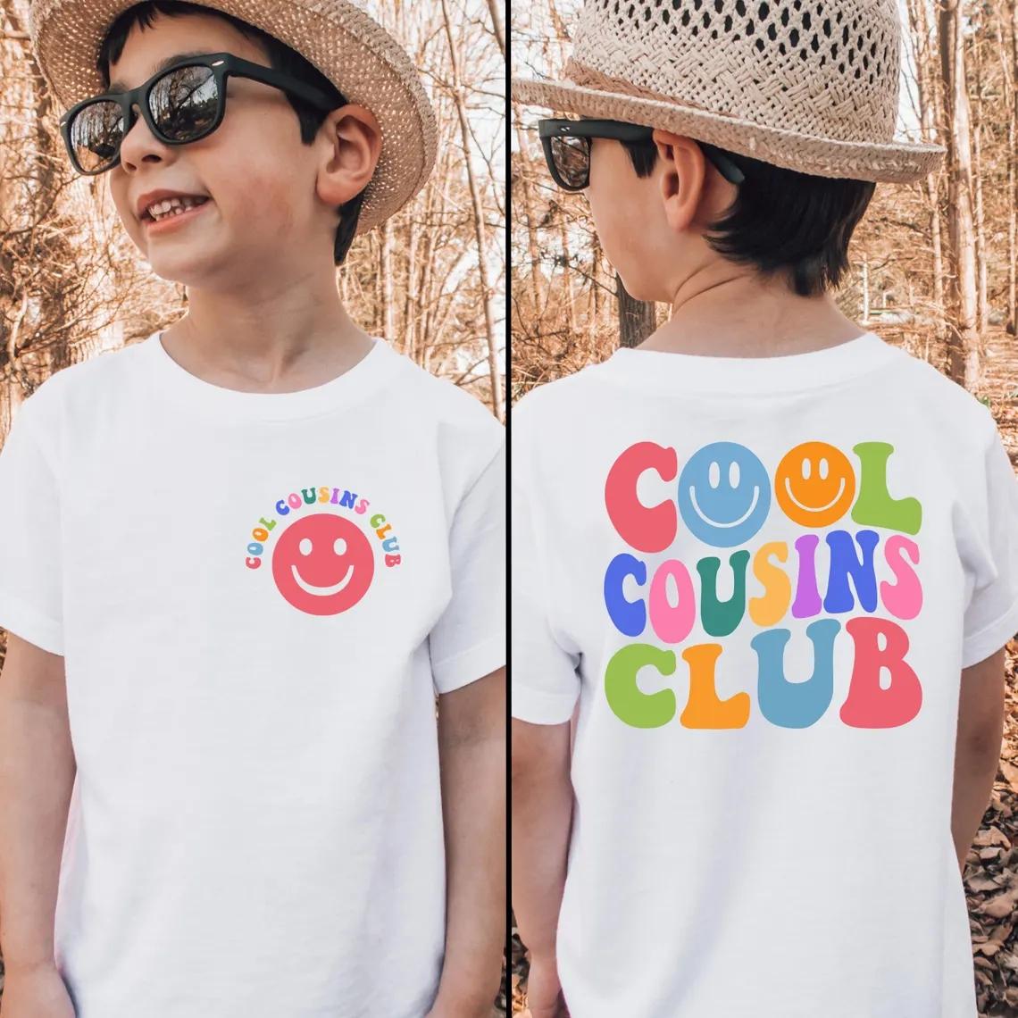 Cool Cousins Club Shirt Cousin Crew Kids Shirt Cousin Crew Cool Cousins Club Cousin TShirts Big Cousin Tshirt Boys Tops 100