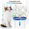 24 Pcs Cat Fountain Replacement Filters 12 Pack Cat Water Fountain Replacement Filters with 12 Pack PreFilter Sponges Pet Fount