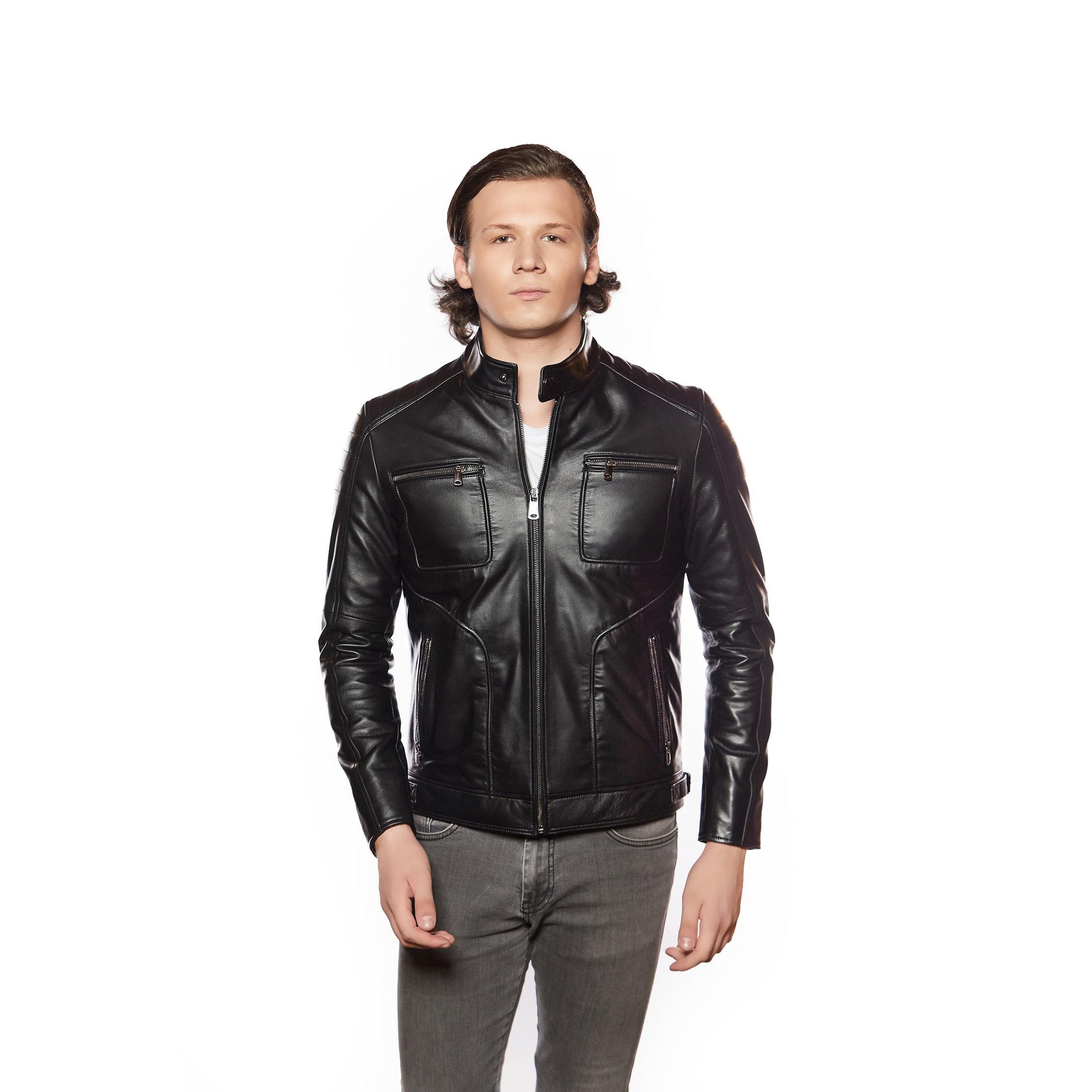 

Куртка Man Sport из натуральной кожи Deriza XS зелёный