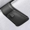 Magnetischer Auto-Sonnenschutz-Brillenhalter-Clip Leder-Brillenhalter Universelles Multifunktions-Automobilzubehör-Aufbewahrung