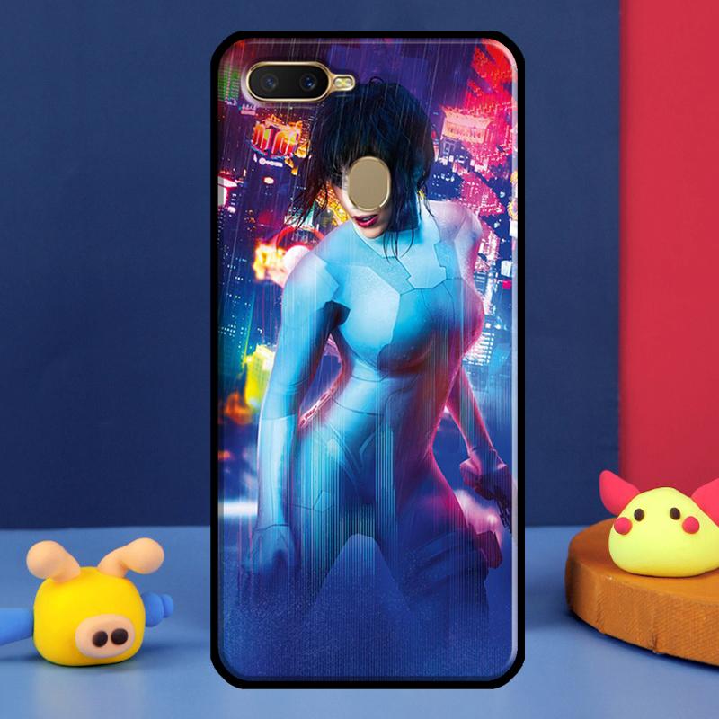 

Чехол для телефона Oppo A54 A57 S A78 A58 A98 A5 A9 A91 A15 A16 A17 A52 A72 A76 A96 A74 A94 A77 с изображением из аниме Призрак в доспехах OPPO A52
