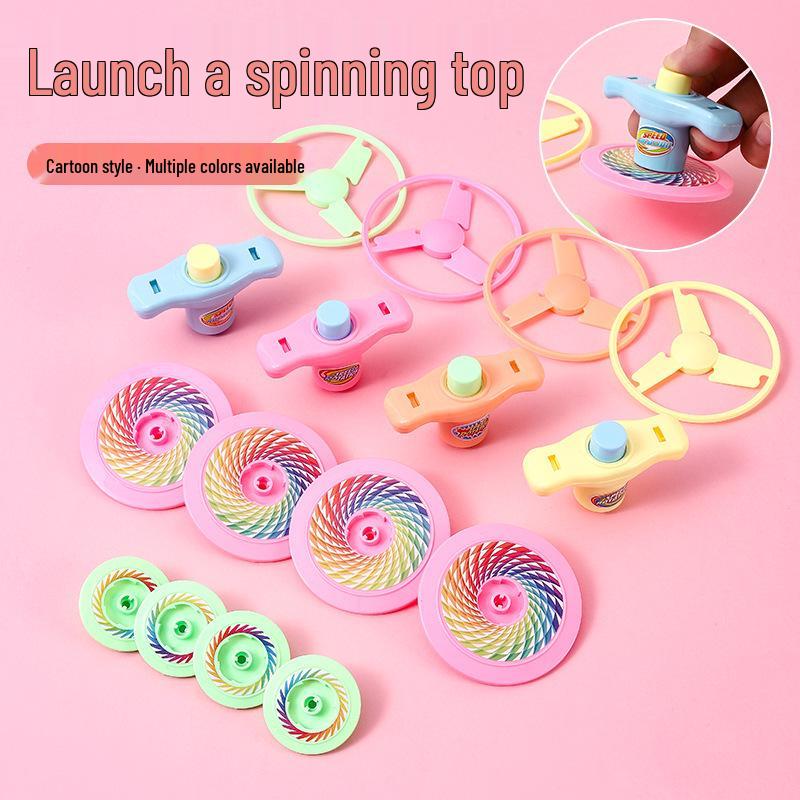 Launcher Gyro Flying Fairy: Children s Outdoor Spinning Disc Toy