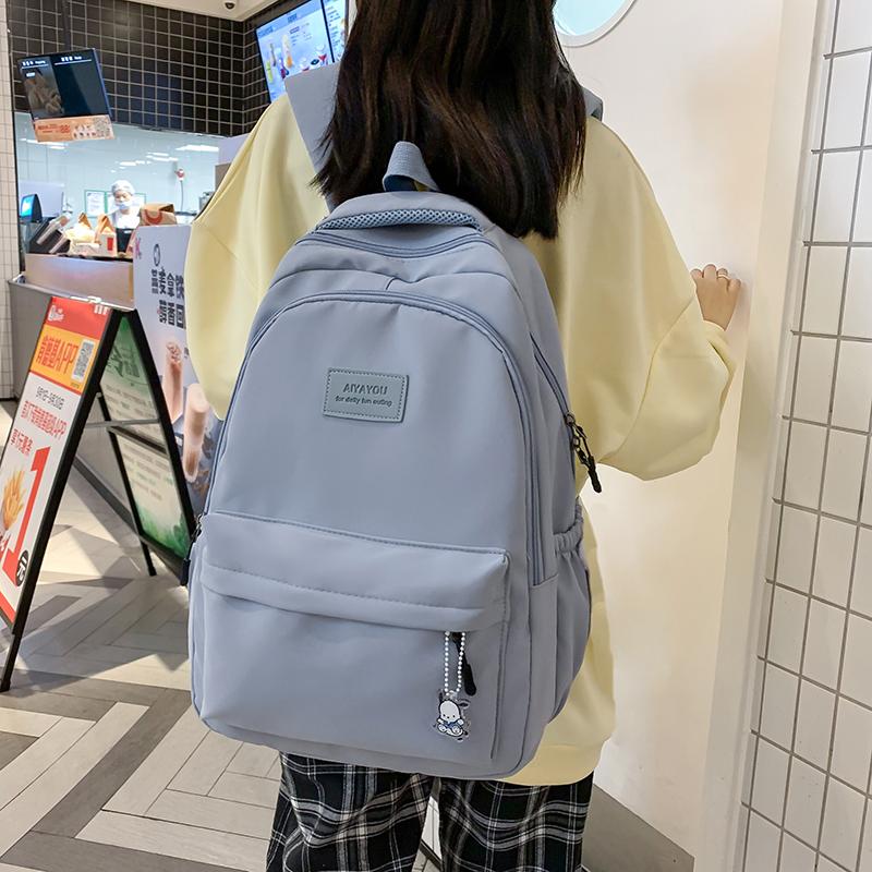 Skolesekk jente ryggsekk Stor kapasitet ryggsekk Student