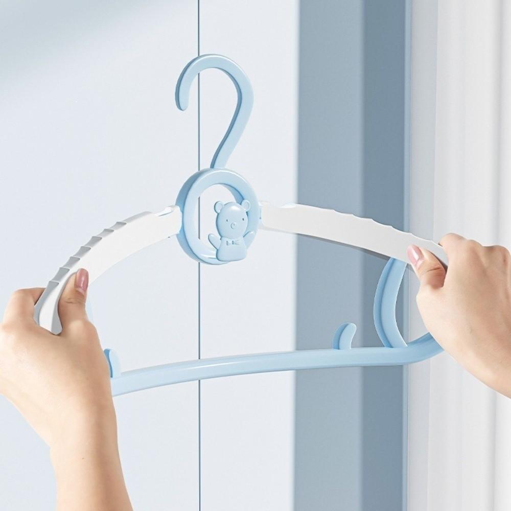 10 Pcs Extendable Kids Clothes Hanger Space Saving Children's Clothes Hanger  Baby Specific