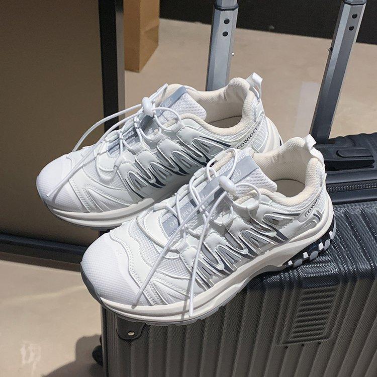 

Popular fried street platform dad shoes girl 2025 autumn new models show feet small mesh breathable versatile casual sports shoes 35