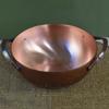 Vintage Copper Pot,Hammer Texture Hot Pot Cooking Utensil for Boiling,Simmering and Pasta Stewing,With lid 26 cm Handheld Pots