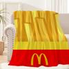 Mode Niedlich M-Mcdonalds Logo Lustige Decke Plüsch Nickerchen Sofa Teppich für Wohnzimmer Büro Schlafzimmer Geburtstag Zuhause Reise Kinder Geschenke
