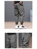 Men's Quick-Dry Slim-Fit Casual Pants - Summer Style with Cuffs, Loose Fit, Large Size, Korean Sport Design.