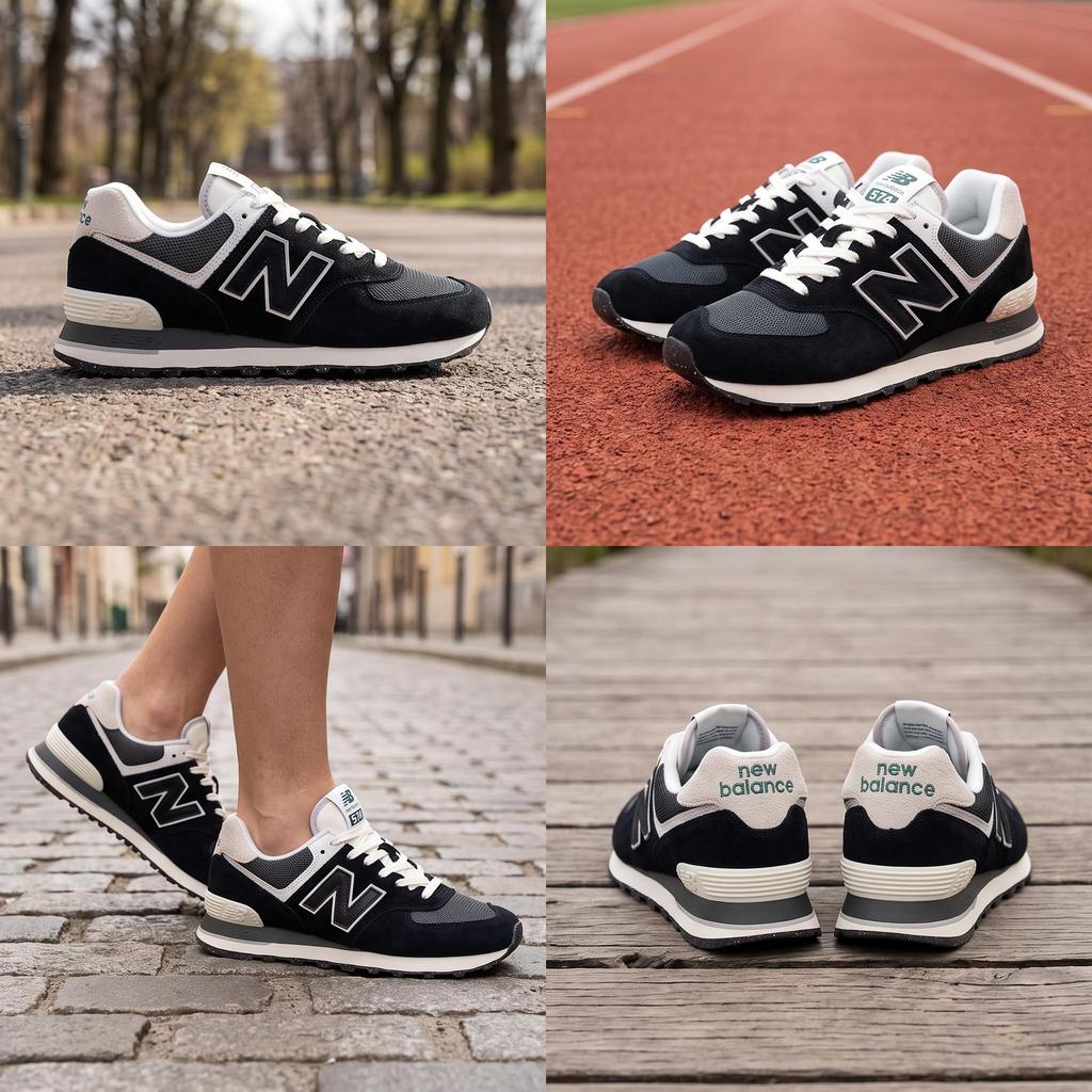 New Balance 574 Kodachrome Pack - Černé unisex tenisky U574GO2