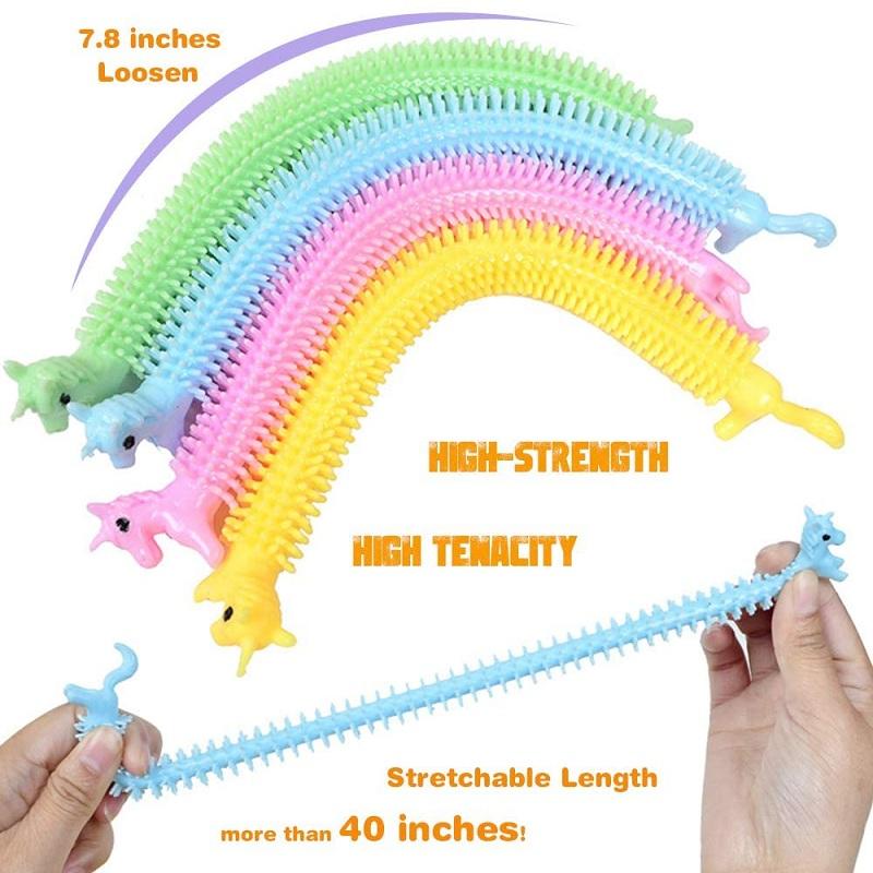 Worm Noodle Stretch String Tpr Rope Sqishy Anti Stress Toys String Fidget Autism Vent Toys Decompression Adults Kids Fun Game