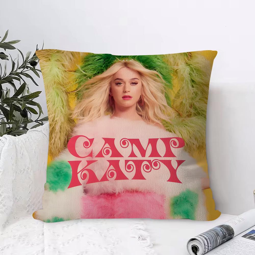 Poszewka na poduszkę Singer K-Katy P-Perry Album Bardzo Miękka Tkanina Przyjazna dla Skóry Komfort Jak Chmura i Ukryty Zamek Błyskawiczny