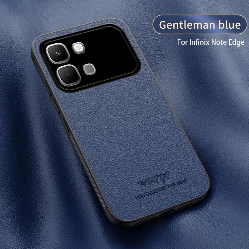 Business Kožené Měkké Rámové Magnetické Pouzdro Pro Telefon Infinix Note Edge NoteEdge G Pouzdra Capa