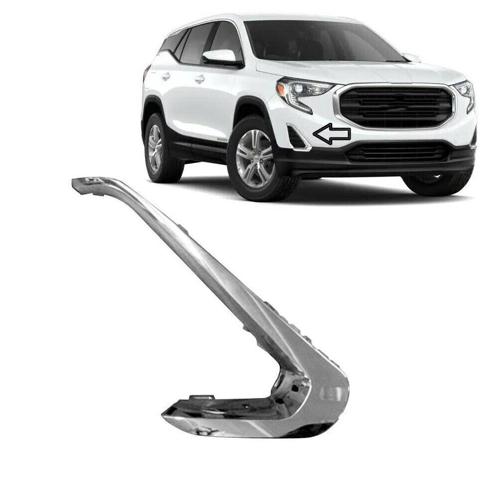 Right Side Front Fog Light Chrome Cover Trim For GMC Terrain 2018- 23335550