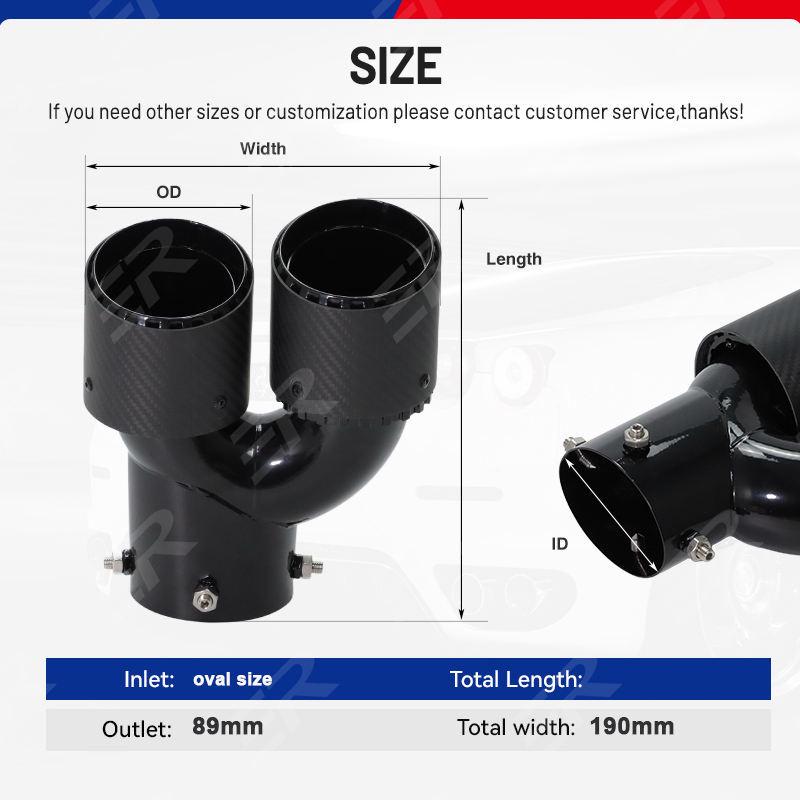 Carbon Fiber Exhaust Muffler for BMW 3 Series G20/G21 M340i/M240i Upgrade