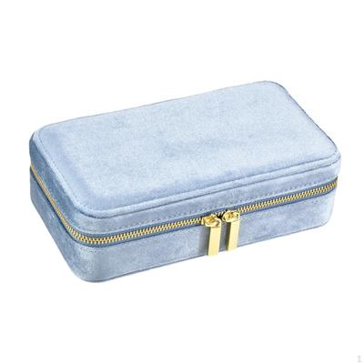 Samt Schmuck Box Mini Ohrringe Halter Schöne Ringe Organizer Lagerung für