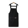 Custom Logo Canvas Apron for Advertising, Milk Tea, Nail Art, Kitchen, and Restaurant Use