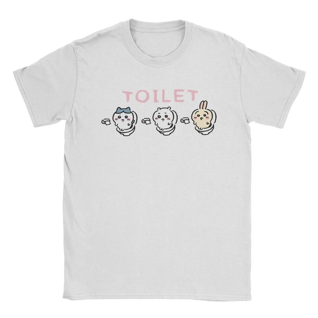 Miniso Chikawa Zeichen T-Shirt Herren Damen Baumwolle Erstaunliches T-Shirt Rundhals Cartoon Niedliches T-Shirt Kurzarm Oberteile S3XL