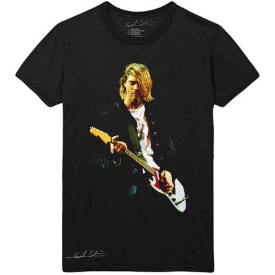Kurt Cobain - Foto Chitarra Colore (Maglietta)