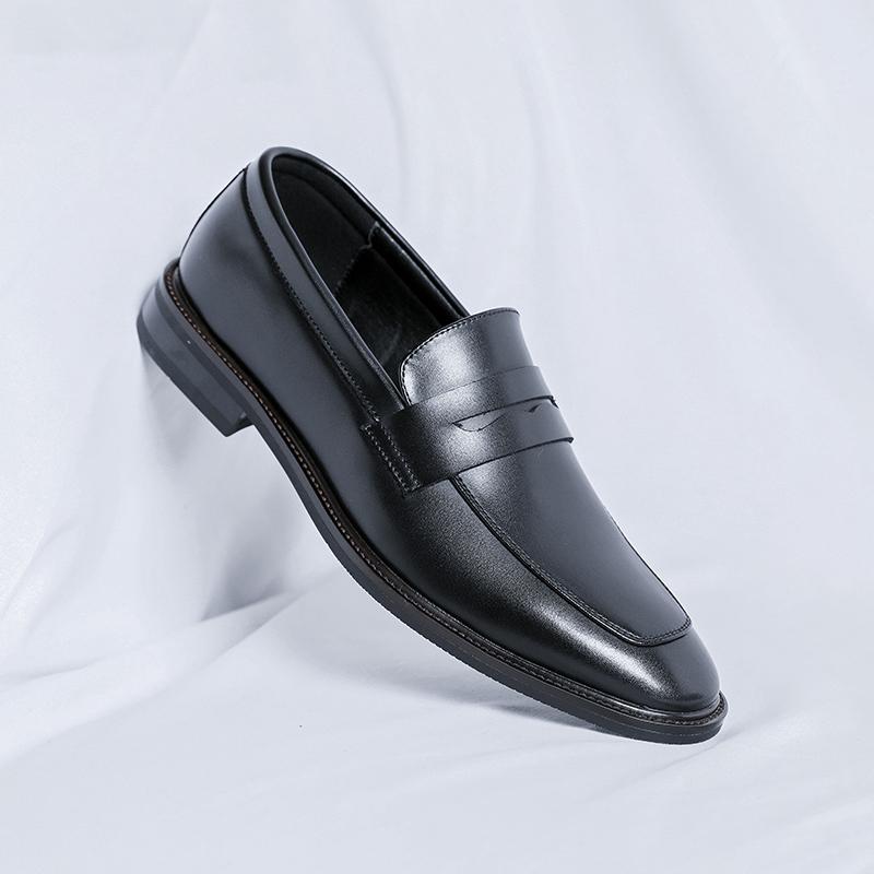 

2024 Бренд Мужские Классические Лоферы Удобные Мужские Дышащие Туфли для Вождения на Плоской Подошве Кожаные Туфли для Ходьбы Слипоны Деловая Обувь Свадебная Обувь 44 чёрный