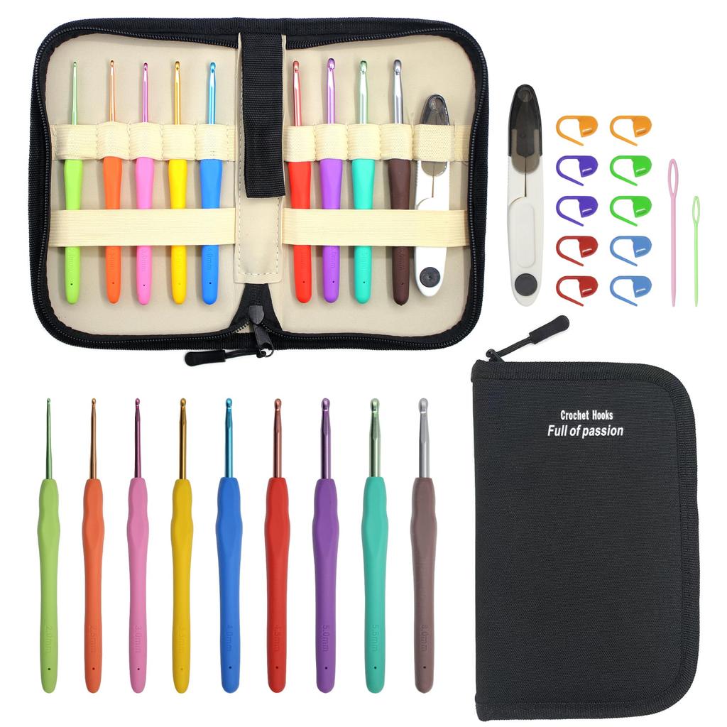 Kit da uncinetto Animal sery per principianti Set iniziale all'uncinetto, Kit da uncinetto fai-da-te per principianti, Kit per uncinetto e maglia passo dopo passo