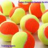 Pallina da Tennis Bicolore in Gomma Resistente ad Alta Elasticità per Allenamento e Fitness di Adulti e Studenti.