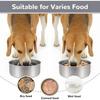 Slow Feeder Dog Bowl Insert with Suction Cups Dog Anti-Choking Slow Eating Feeder Insert for Medium Breed Large Sized Dog, Fit into Basic Bowls