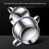 ZISIZ 304 Stainless Steel Cartoon Kids Bowl & Spoon Set