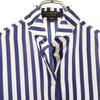 BURBERRY Made in Italy Silk Blend Striped Pattern Long sleeve shirt Women Used