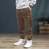Men's Baggy Sweatpants Casual Straight Leg Pants Drawstring Loose Trousers With Pockets