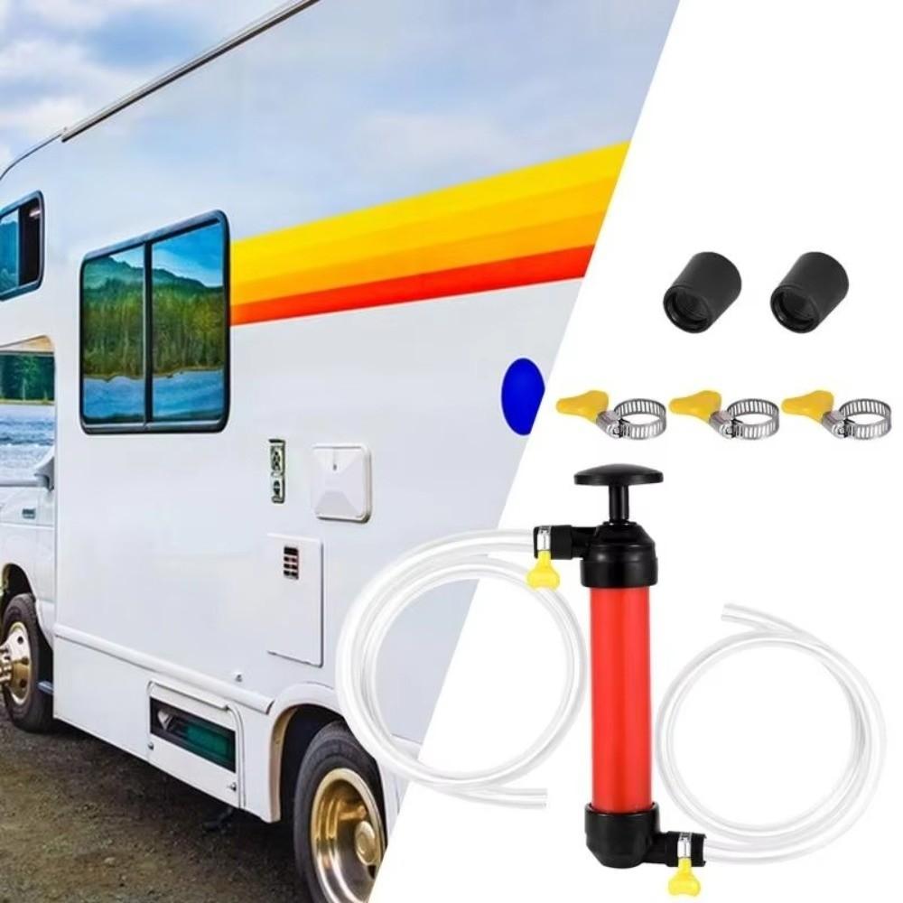 Self Priming Oil Extractor Pump PVC Tube Gas Siphon Hose Pump  Car Fuel Transfer