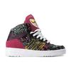 Adidas Originals Metro Attitude Coverage Slip Resistant Mid top Skateboard Shoes Women's Black Red Patchwork B35344